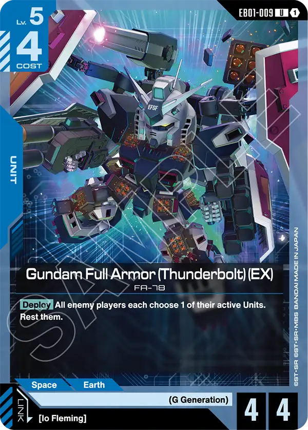 Gundam Full Armor (Thunderbolt) (EX) EB01-009