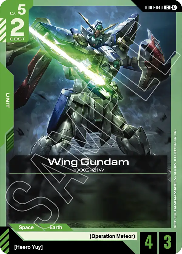 Wing Gundam GD01-040