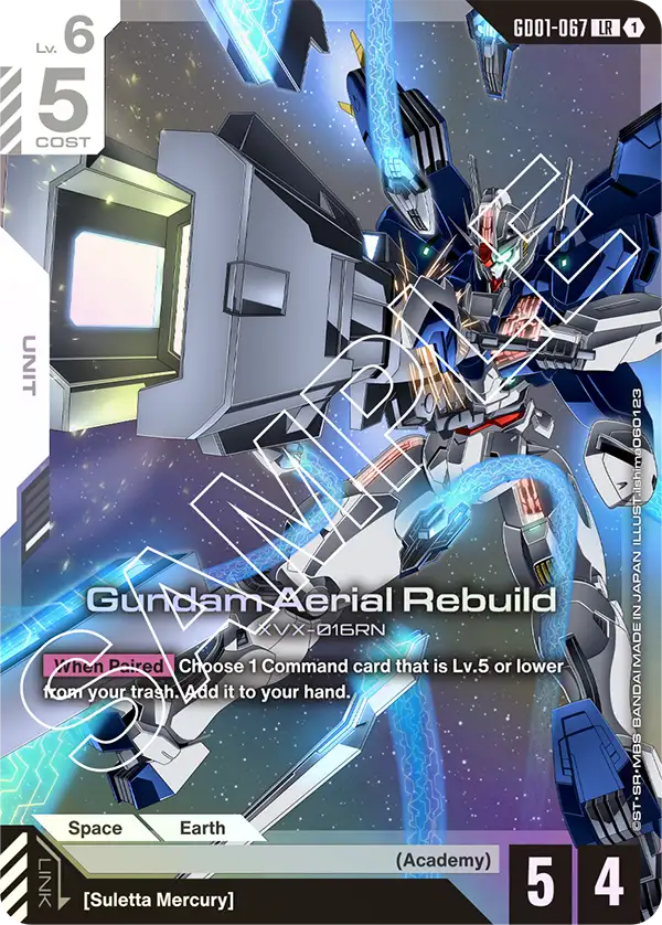 Gundam Aerial Rebuild GD01-067