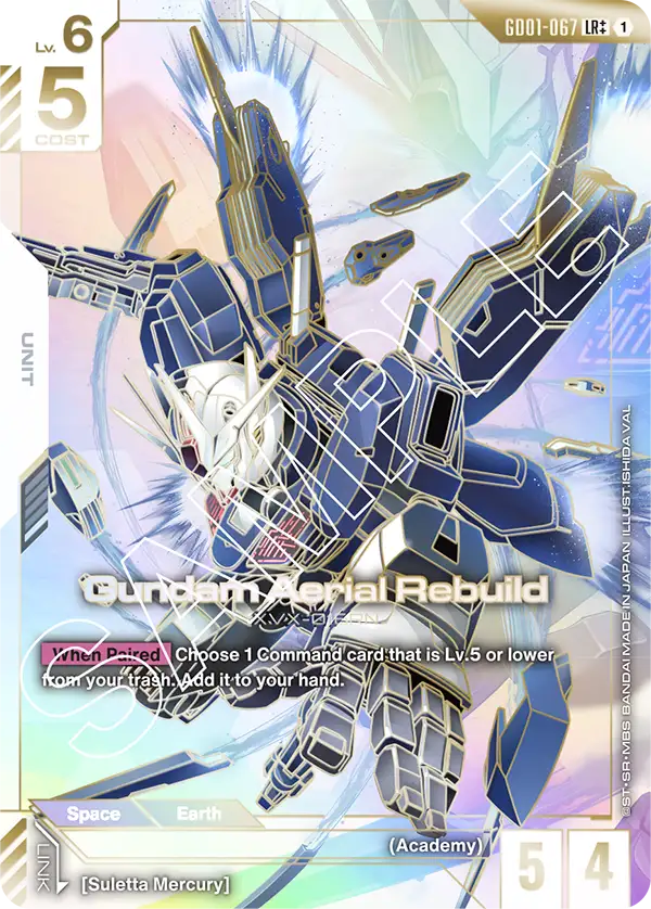 Gundam Aerial Rebuild GD01-067