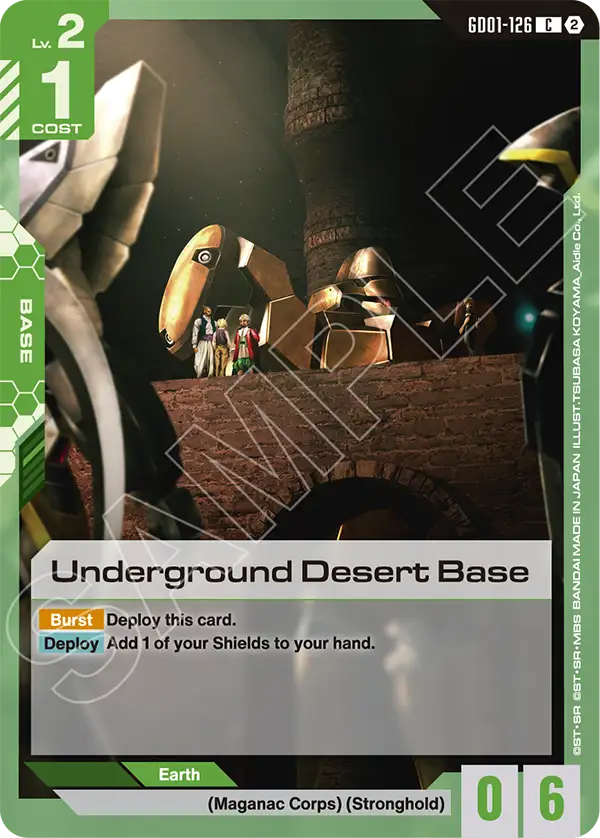 Underground Desert Base GD01-126