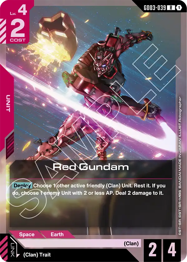 Red Gundam GD03-039
