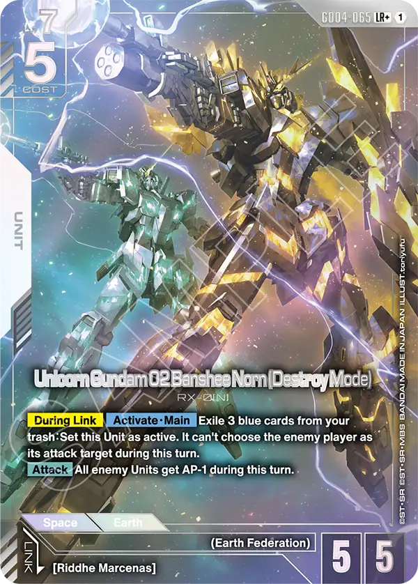 Unicorn Gundam 02 Banshee Norn (Destroy Mode) GD04-065