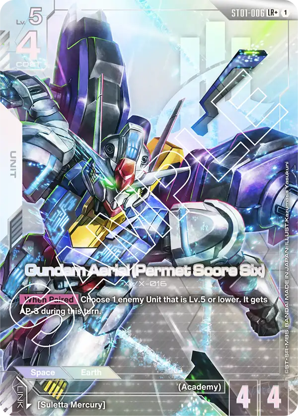 Gundam Aerial (Permet Score Six) ST01-006
