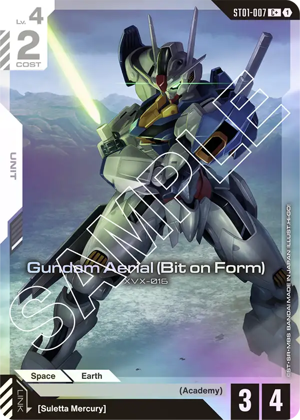 Gundam Aerial (Bit on Form) ST01-007