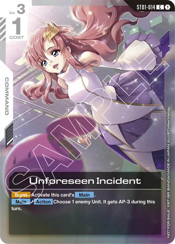 Unforeseen Incident ST01-014