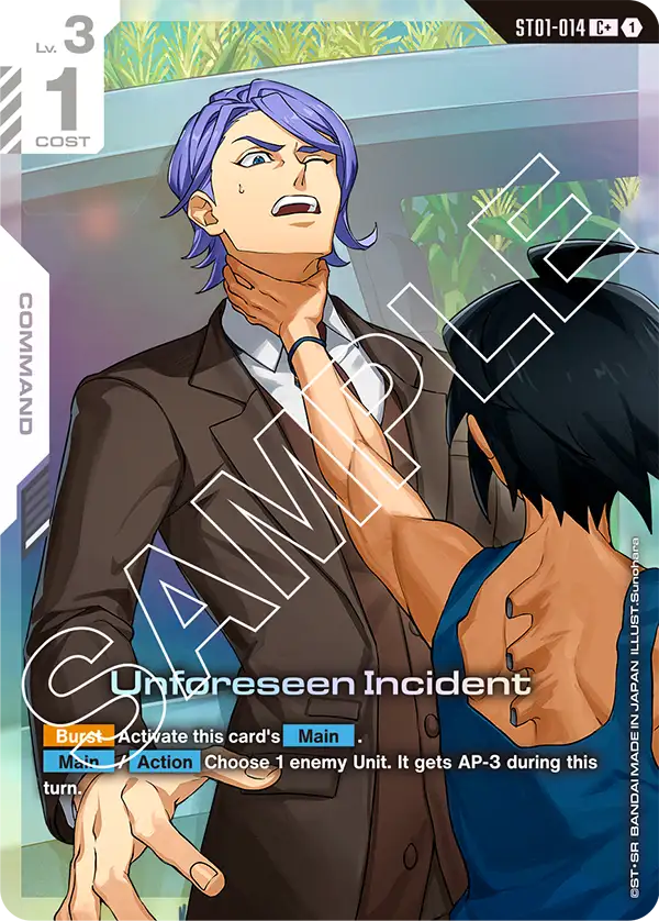 Unforeseen Incident ST01-014