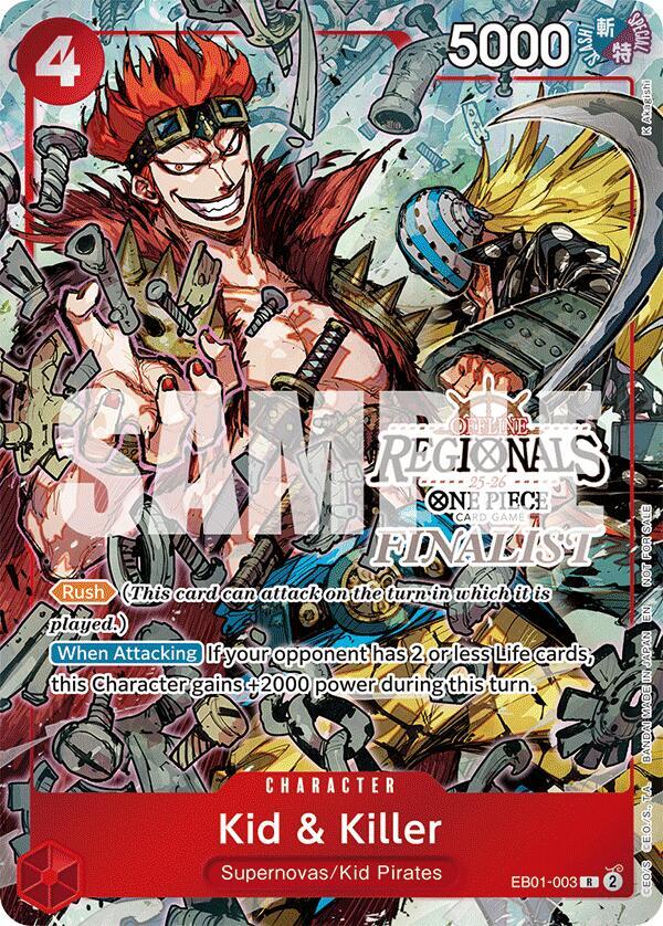 Kid & Killer (Offline Regional Finalist Card Set 2025 Vol.2) EB01-003