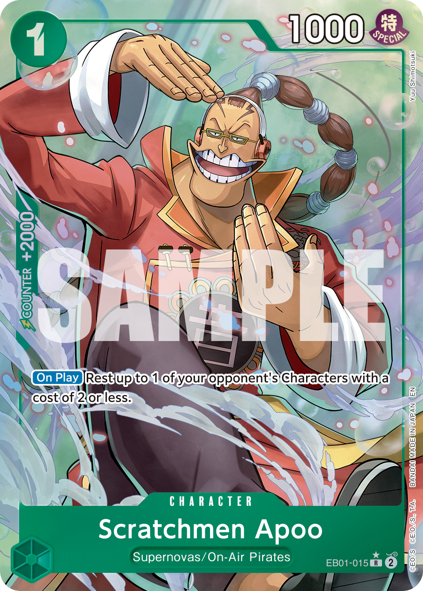 Scratchmen Apoo - EB01-015 (Alternate Art) EB01-015