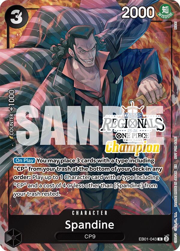 Spandine (Online Regional Champion Card Set 2025 Vol.1) EB01-043