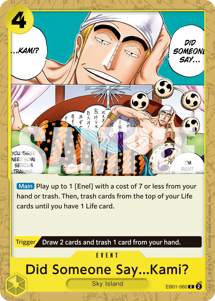 Did Someone Say...Kami? (Reprint) EB01-060