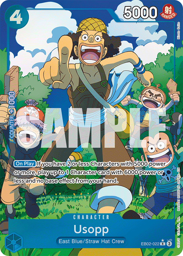 Usopp (Alternate Art) EB02-022