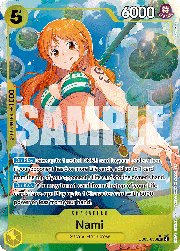 Nami (053) (Alternate Art) EB03-053
