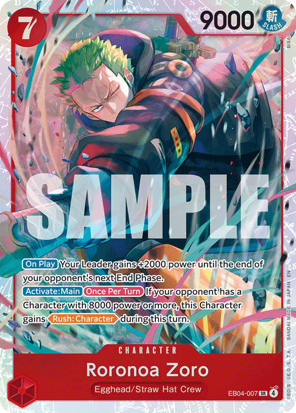 Roronoa Zoro (EB04-007) EB04-007
