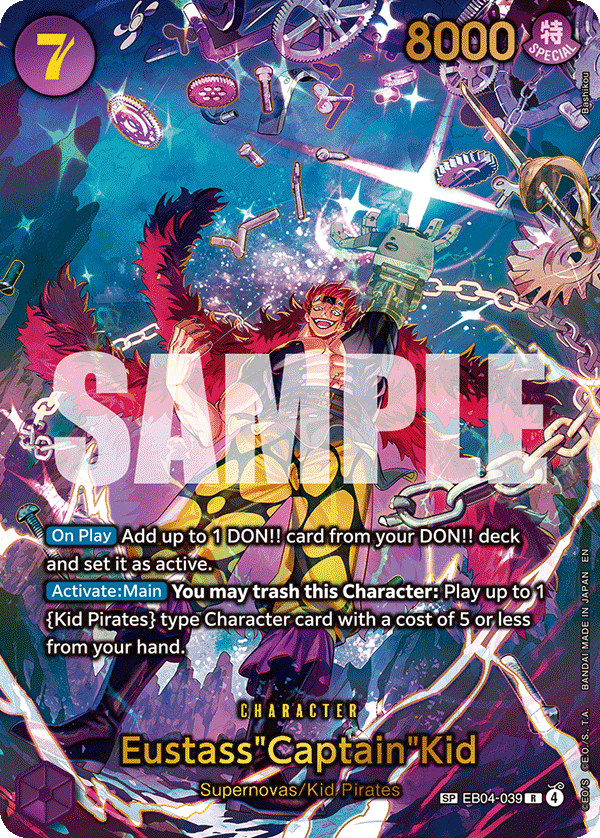 Eustass"Captain"Kid - EB04-039 (SP) EB04-039