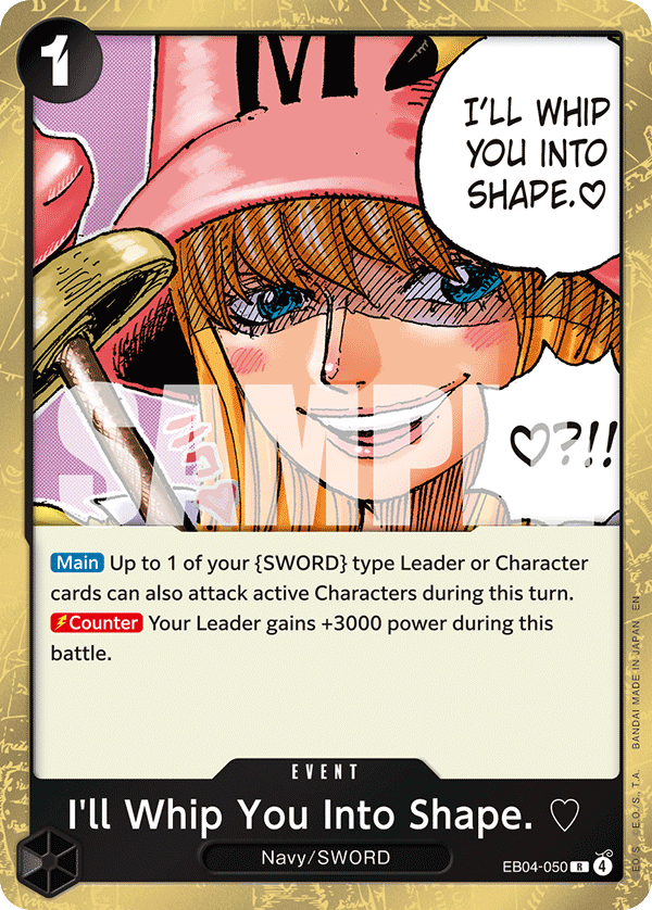 I'll Whip You Into Shape. EB04-050