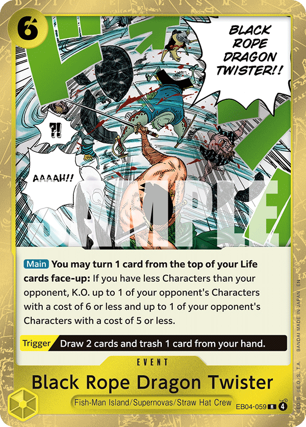 Black Rope Dragon Twiste EB04-059