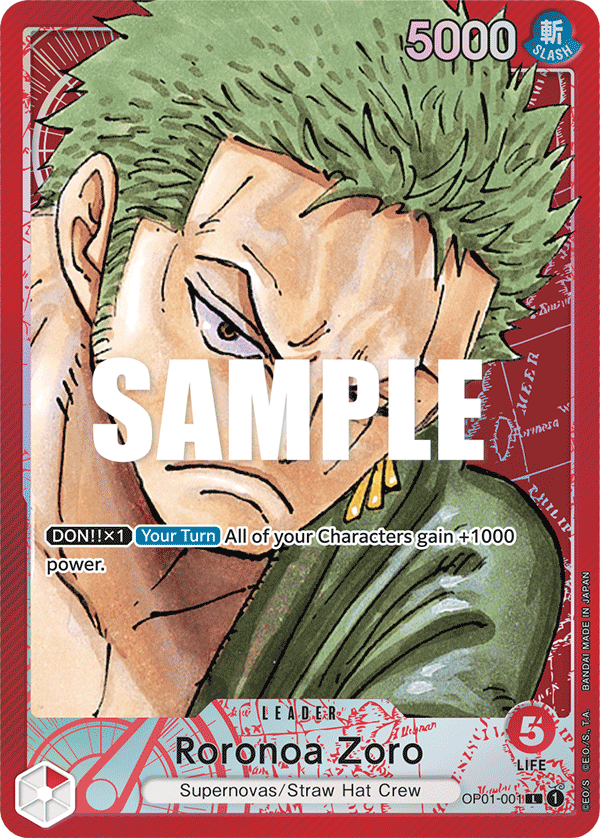 Roronoa Zoro (001) (Parallel) OP01-001