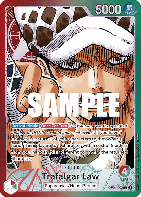 Trafalgar Law (002) (Parallel) OP01-002