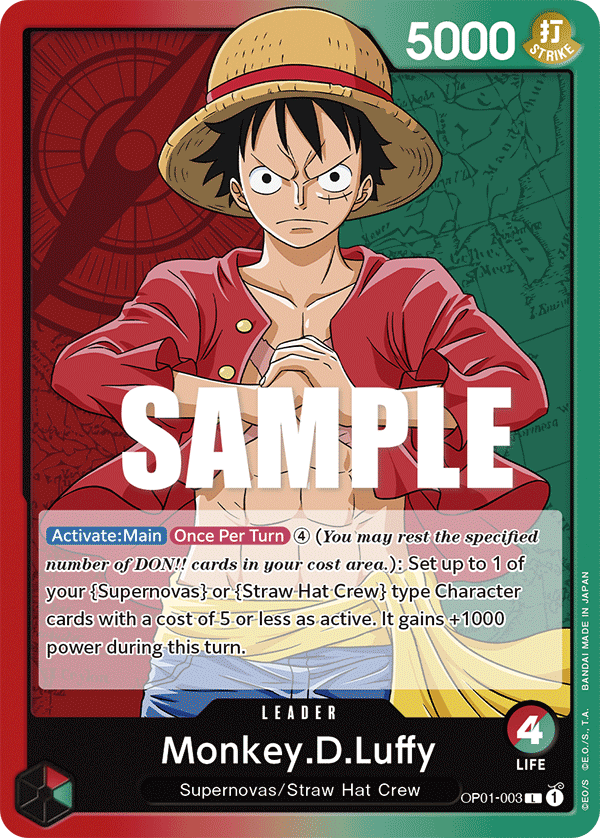 Monkey.D.Luffy (003) OP01-003