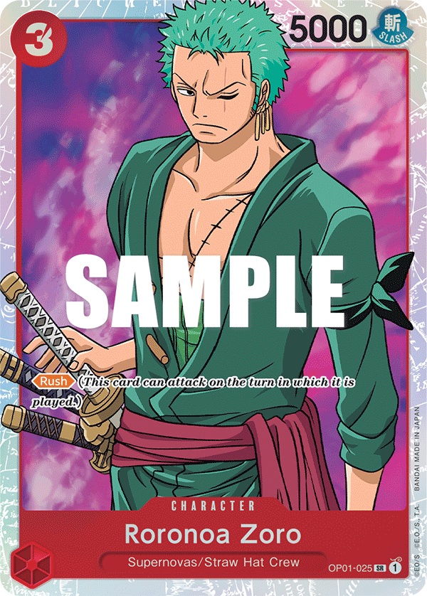 Roronoa Zoro (025) OP01-025