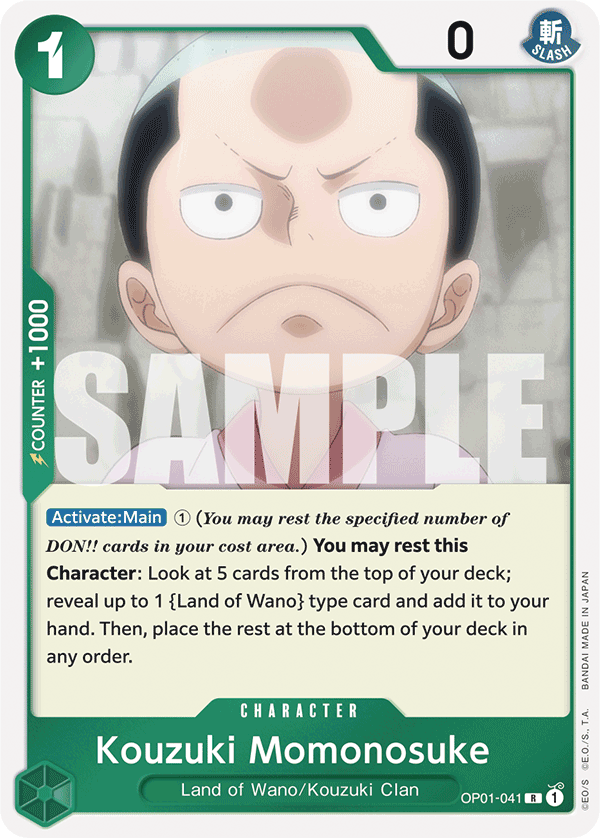 Kouzuki Momonosuke OP01-041
