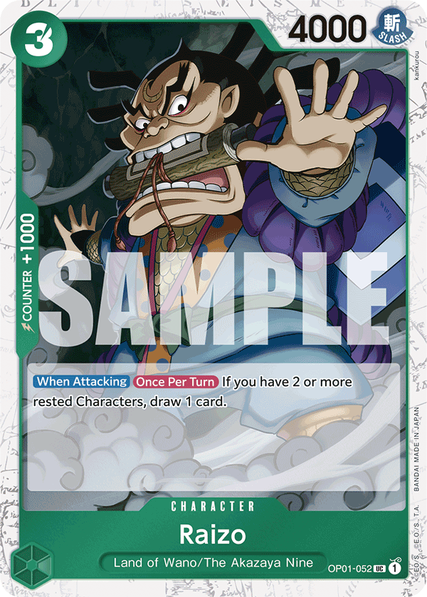 Raizo (Jolly Roger Foil) OP01-052