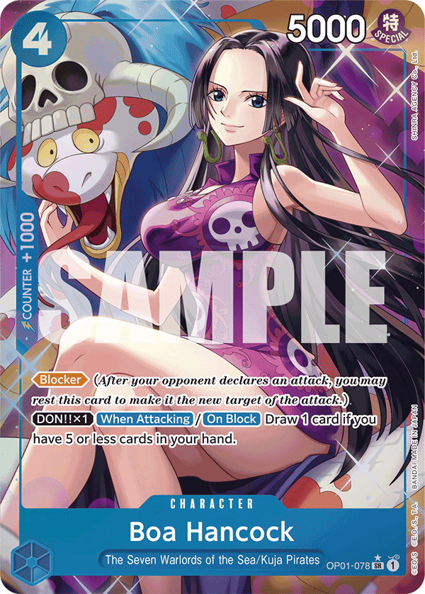 Boa Hancock (OP01-078) (Alternate Art) OP01-078