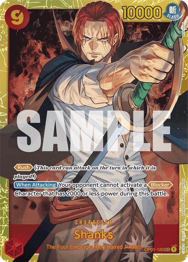 Shanks (OP01-120) (Reprint) OP01-120