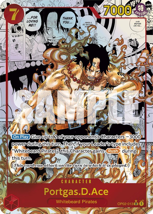 Portgas.D.Ace (Manga) OP02-013