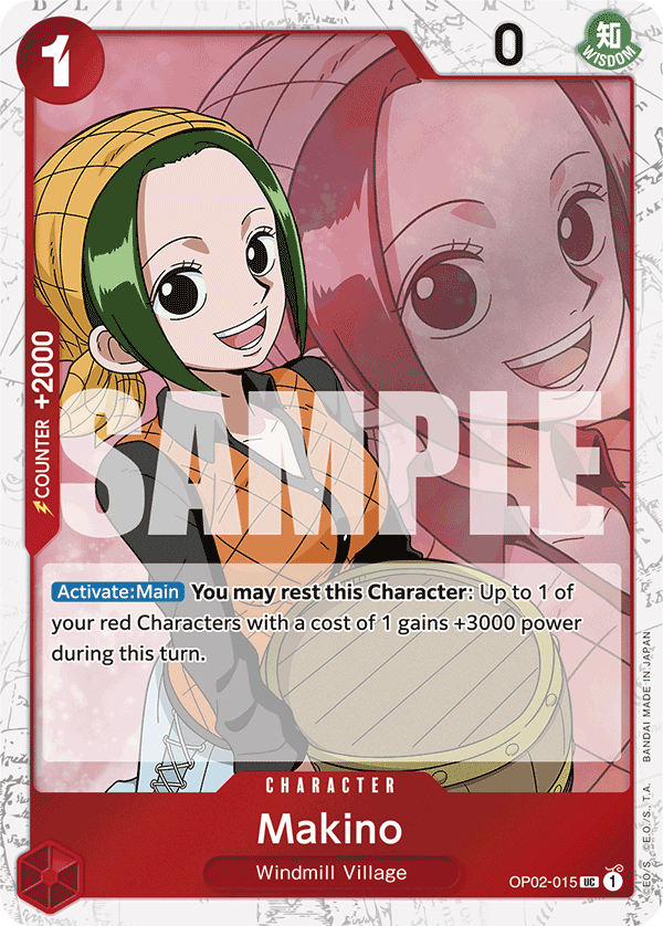 Makino (Jolly Roger Foil) OP02-015