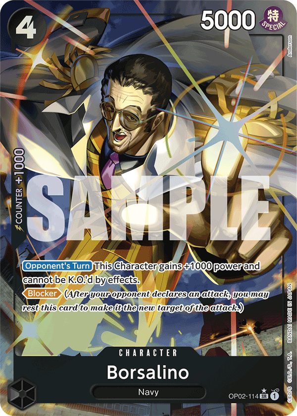 Borsalino (Alternate Art) OP02-114