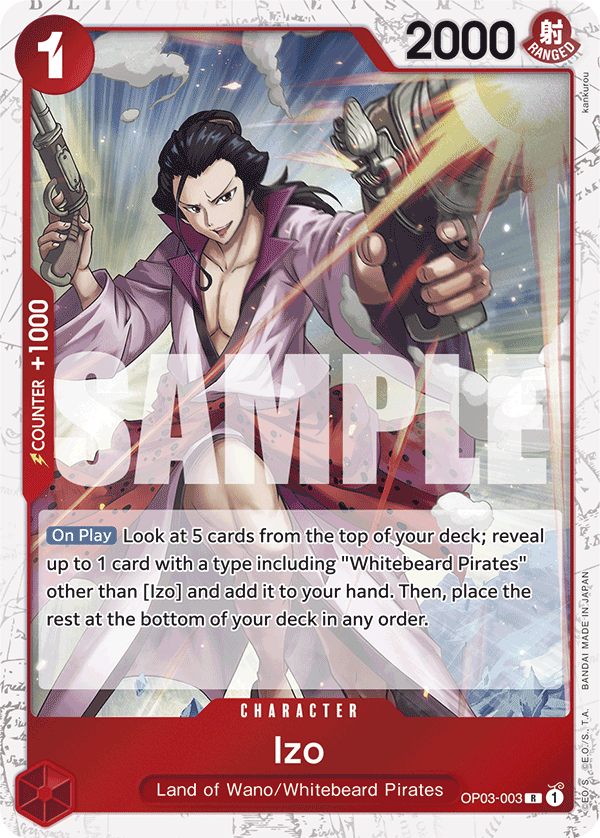Izo (OP03-003) (Jolly Roger Foil) OP03-003