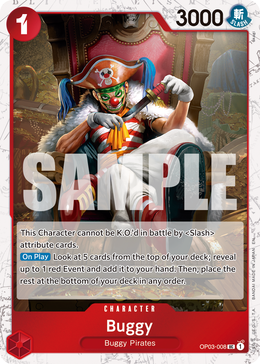 Buggy - OP03-008 (Pirate Foil) OP03-008