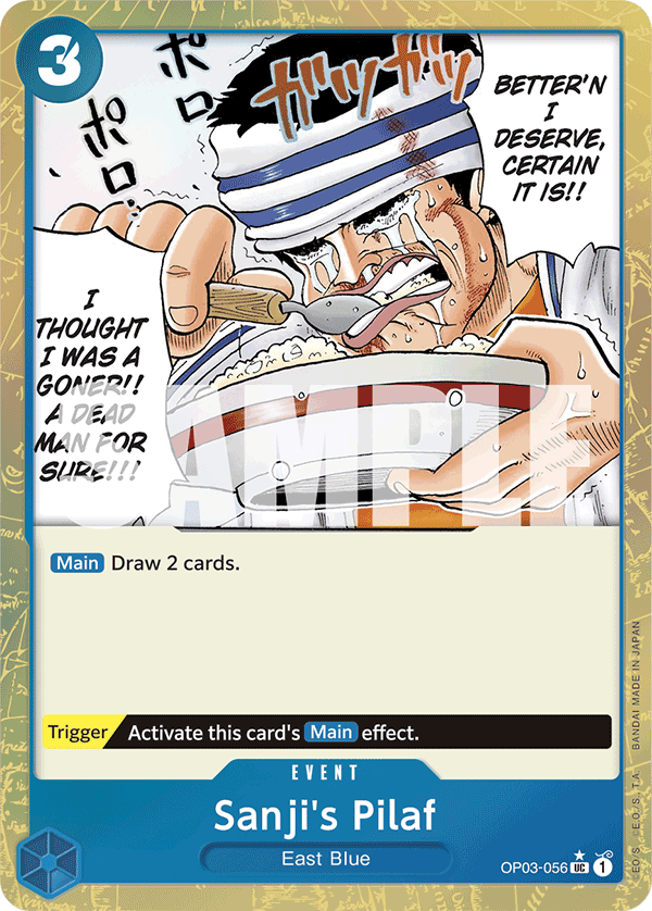 Sanji's Pilaf (Textured Foil) OP03-056