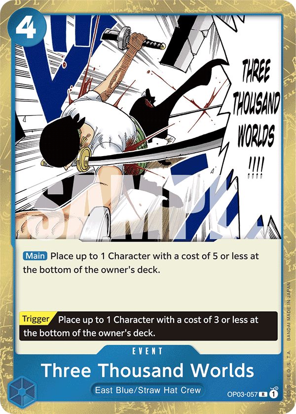 Three Thousand Worlds (Jolly Roger Foil) OP03-057