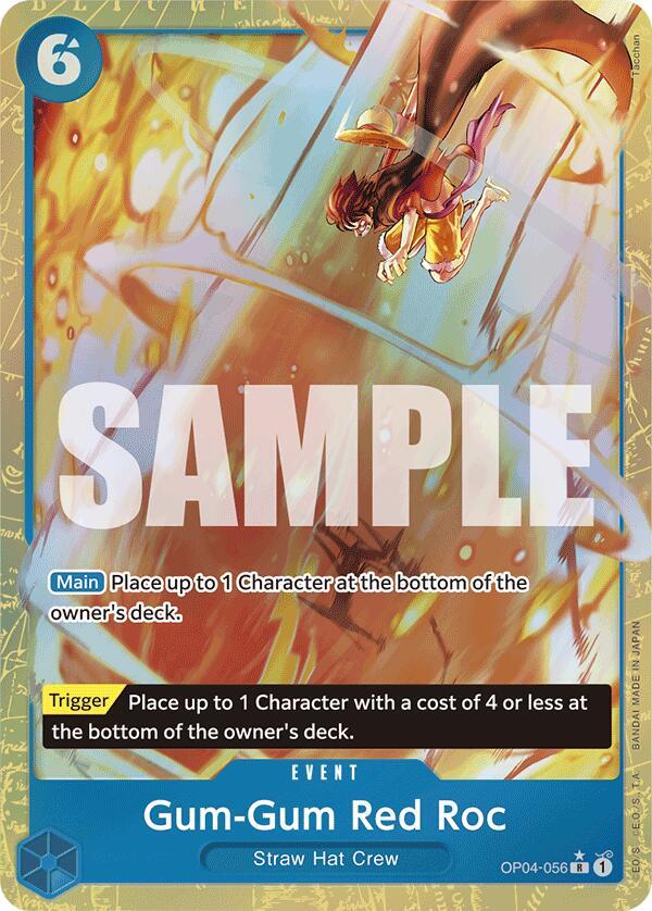Gum-Gum Red Roc (Alternate Art) OP04-056