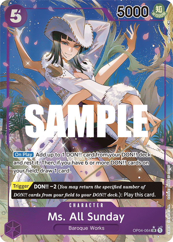 Ms. All Sunday (Alternate Art) OP04-064