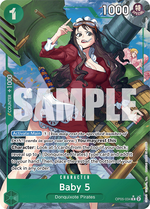 Baby 5 (OP05-034) (Alternate Art) OP05-034