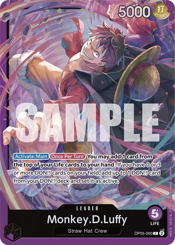 Starter Deck 18: PURPLE Monkey.D.Luffy preview