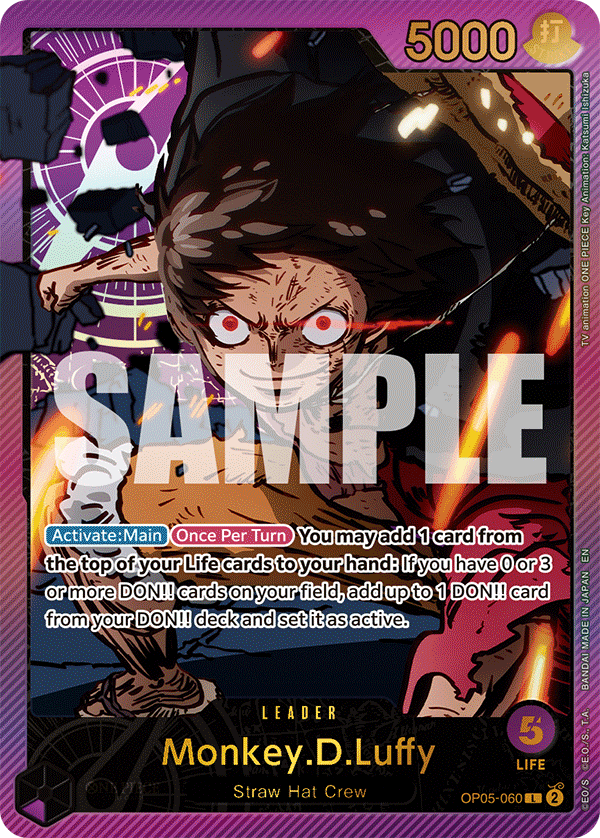 Monkey.D.Luffy (SPR) OP05-060
