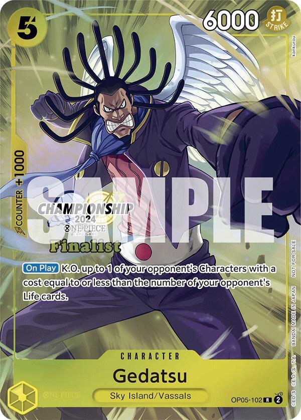 Gedatsu (Championship 2024 Finalist Card Set) OP05-102
