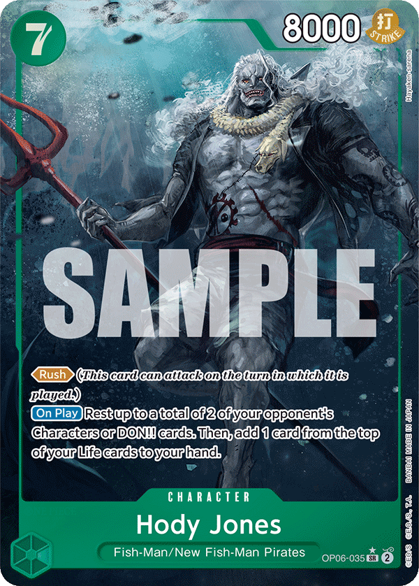 Hody Jones (035) (Alternate Art) OP06-035