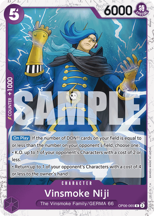 Vinsmoke Niji (OP06-065) (Jolly Roger Foil) OP06-065