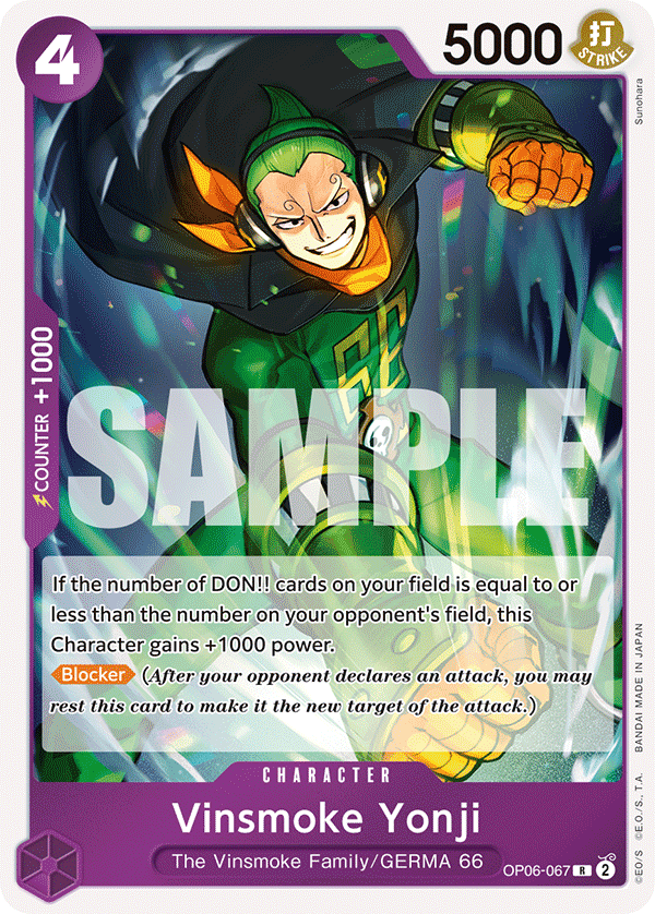 Vinsmoke Yonji (067) OP06-067