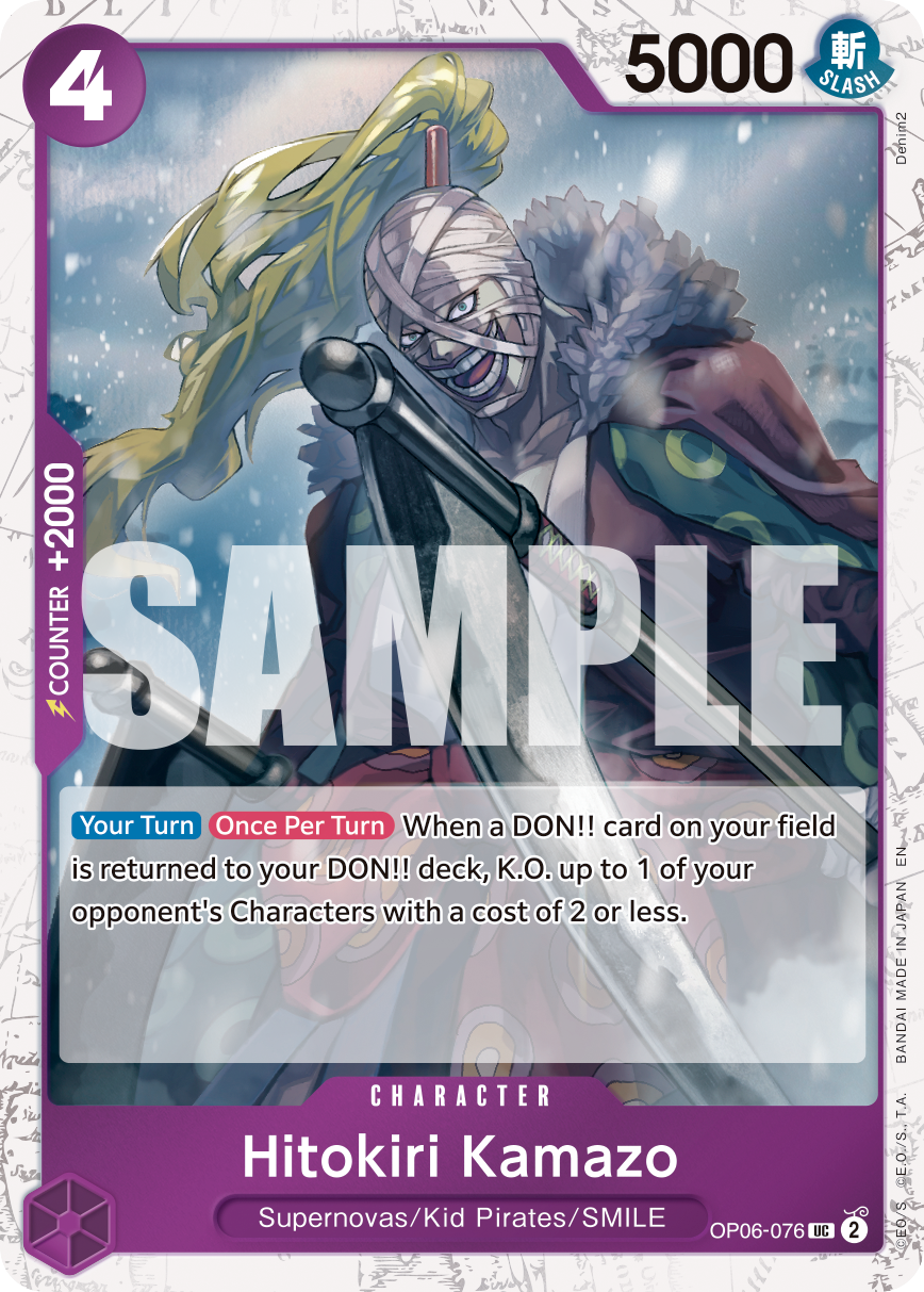 Hitokiri Kamazo (Pirate Foil) OP06-076