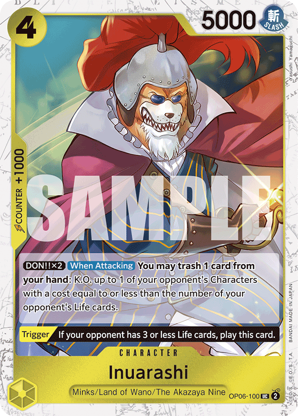Inuarashi (Jolly Roger Foil) OP06-100