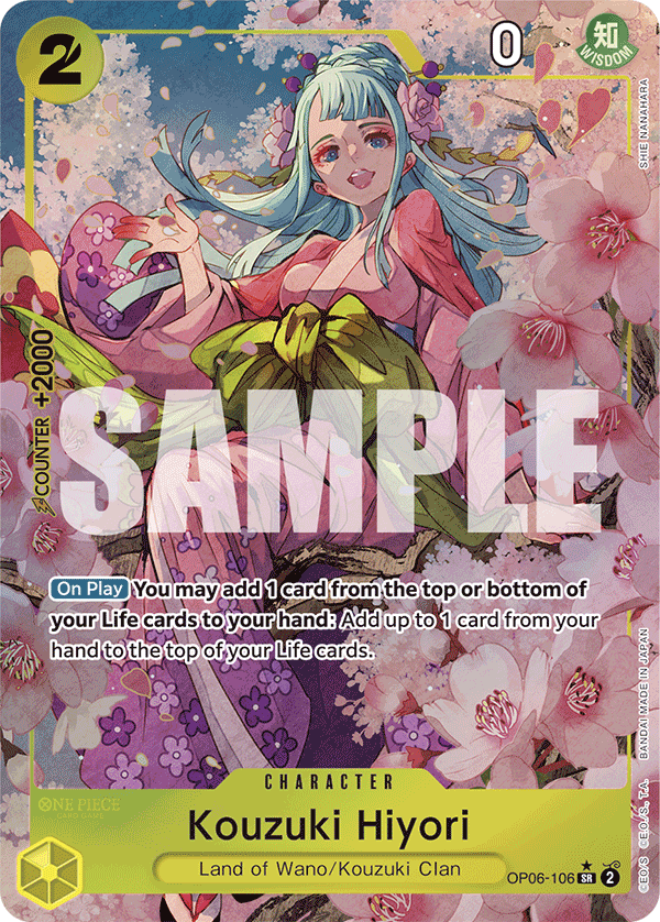 Kouzuki Hiyori (Alternate Art) OP06-106