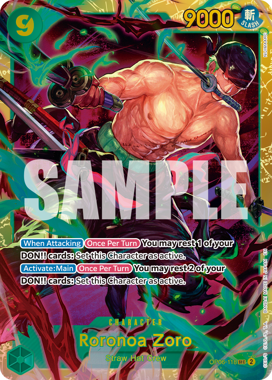 Roronoa Zoro - OP06-118 (Reprint) OP06-118