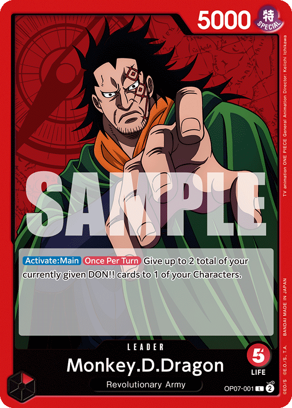 Monkey.D.Dragon (001) OP07-001